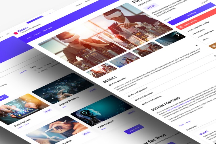 Save time & effort thanks to the special Content Types in Clean+ for Drupal 10