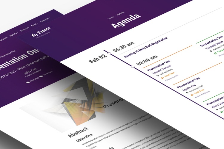 Save time & effort thanks to the special Content Types in Event+ for Drupal 10