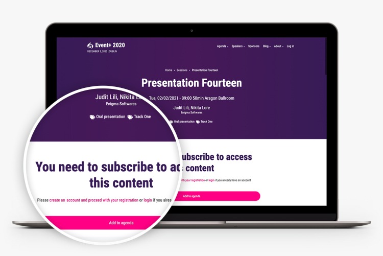 Access to Premium Content based on user role with Event+ for Drupal