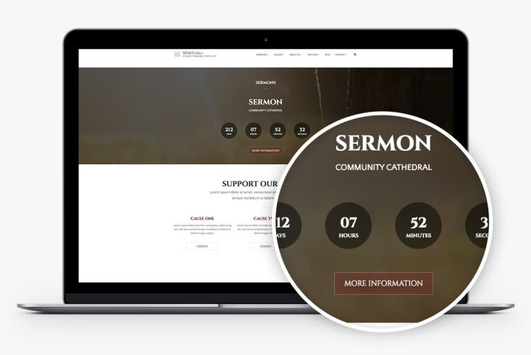 Show a countdown to your next event