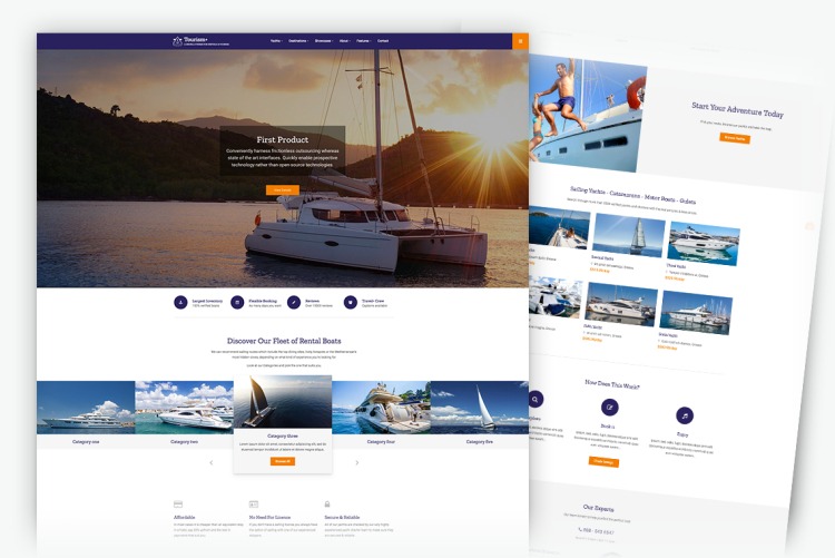 Tourism+ for Drupal 10 features great homepage and landing page designs to choose from