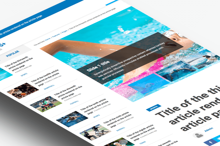 With special content types that take care of your content quickly, easily, impressively.